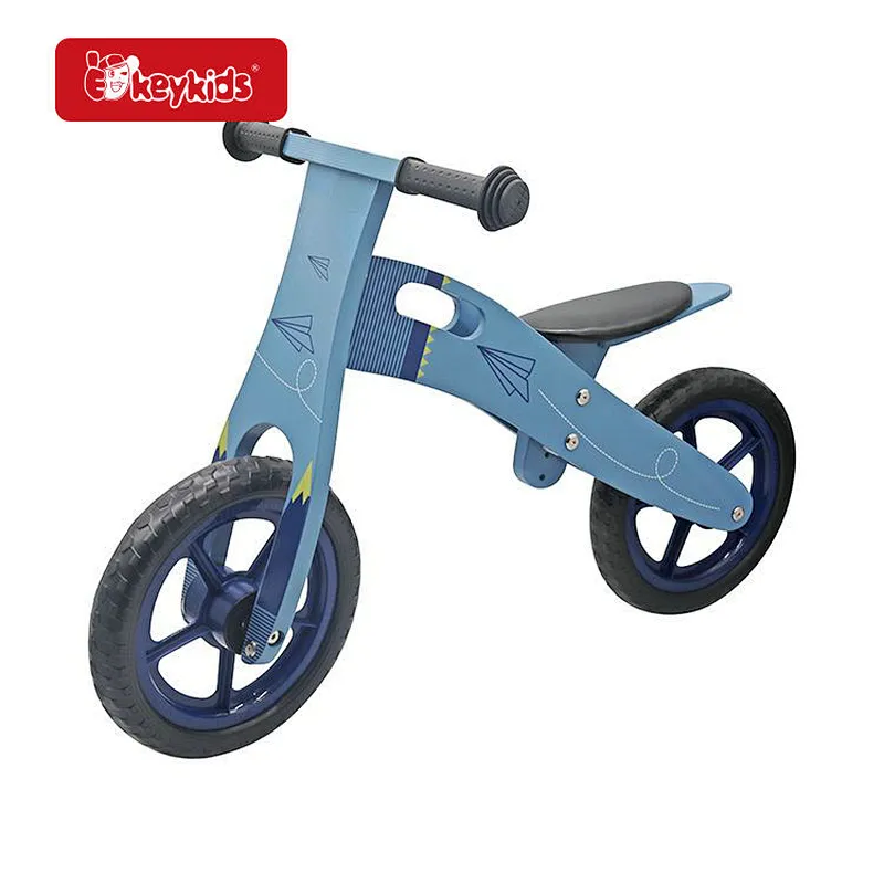 OEM Children Ride On Toy Wooden Push Balance Bike with Easy Grip Handles W16C344